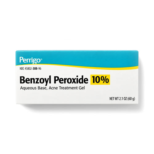 Perrigo Acne Treatment Gel 10% Benzoyl Peroxide 2.1 oz (60 g)