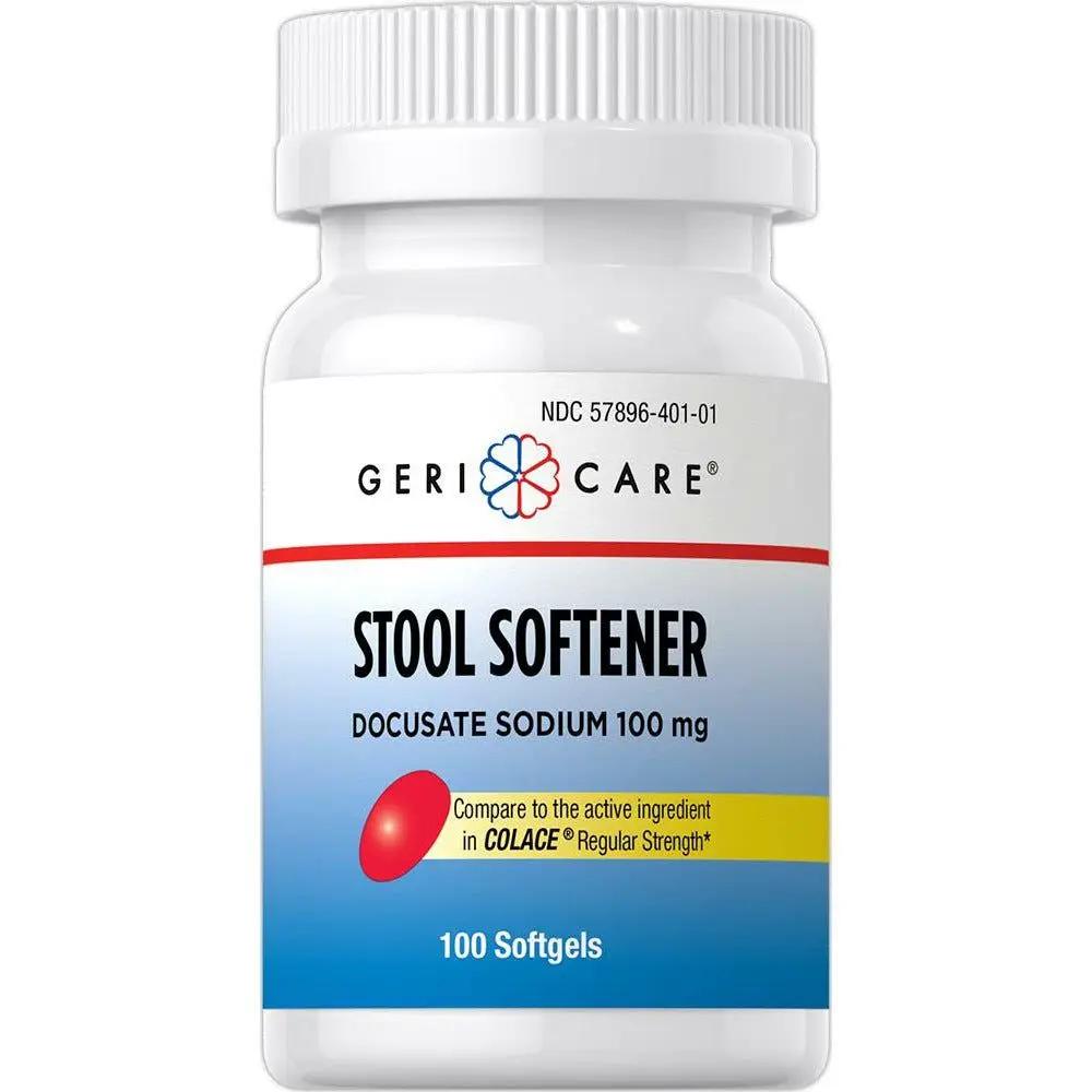 Stool Softener 100 mg, Compare to Colace , 100 Softgels - USA in UK