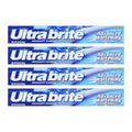 Ultra Brite Advanced Whitening Toothpaste, Clean Mint, 170 g (6 oz), Pack of 4