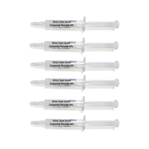 White Teeth Global Teeth Whitening Gel 44% Carbamide Peroxide 6 x 3ml Syringes