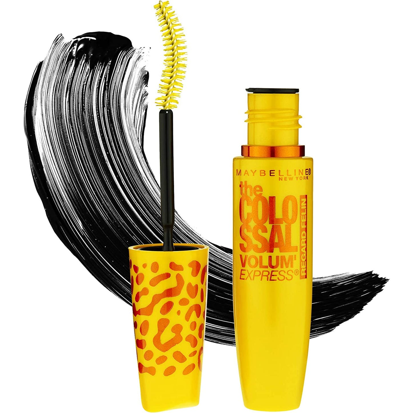 Maybelline the Colossal Volumexpress Cat Eyes Mascara - 233 Glam Black for Women 0.31 Oz Mascara