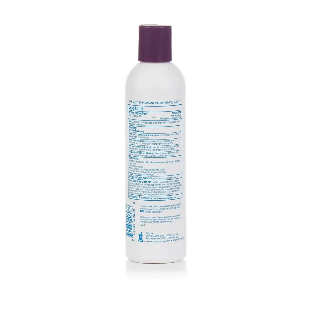 Vanicream Dandruff Shampoo, Unscented, 8 Fl Oz - USA in UK