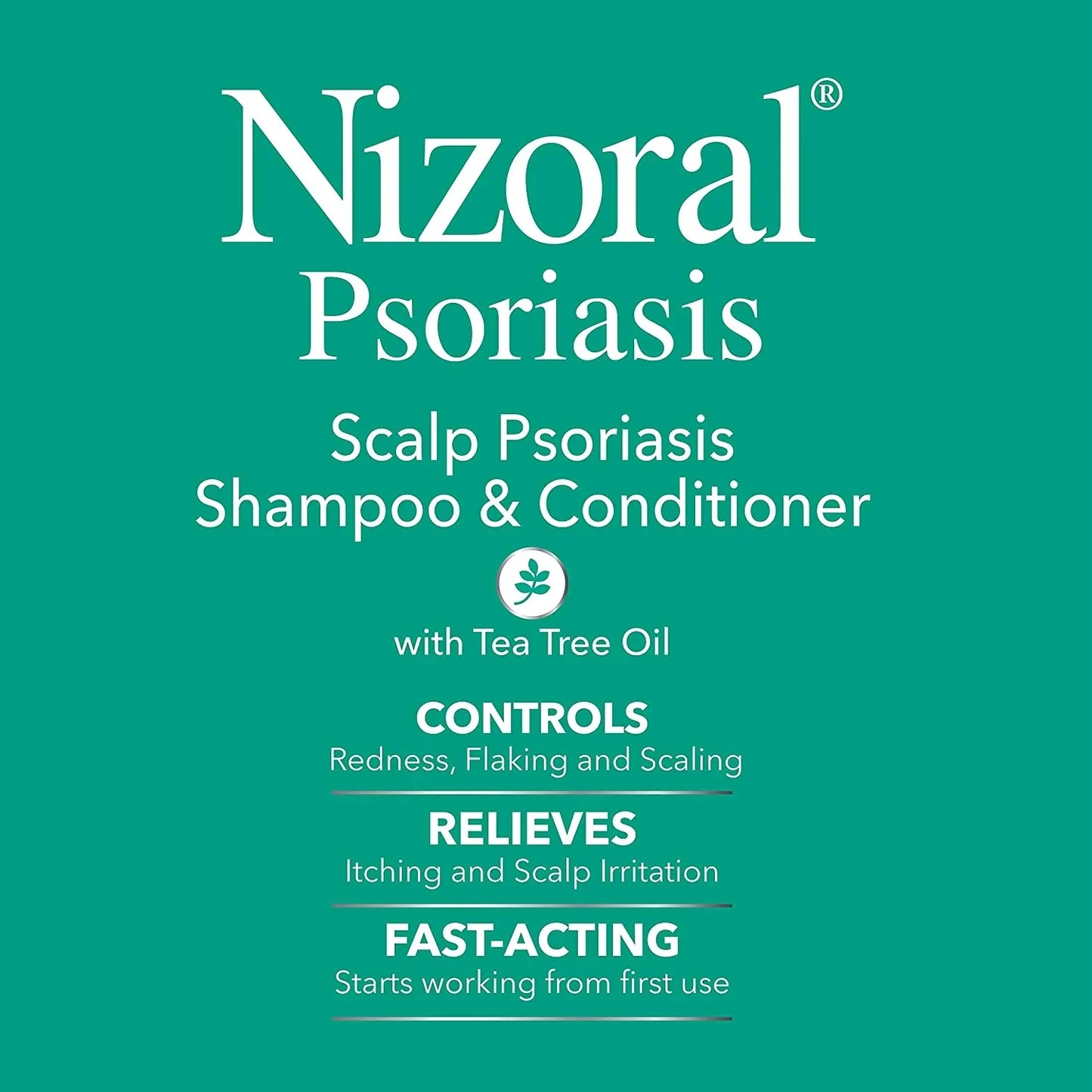 Nizoral Psoriasis Shampoo & Conditioner Twinpack, 2 Count - USA in UK