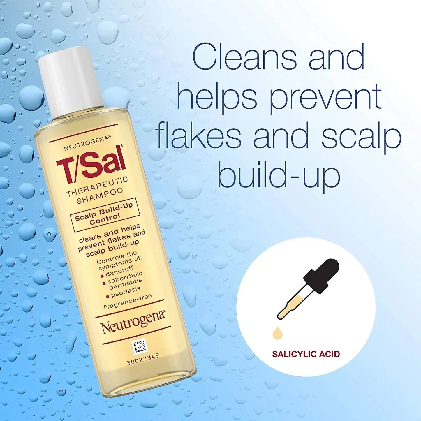 Neutrogena T/Sal Therapeutic Maximum Strength Shampoo 4.50 Oz (Pack of 3) - USA in UK