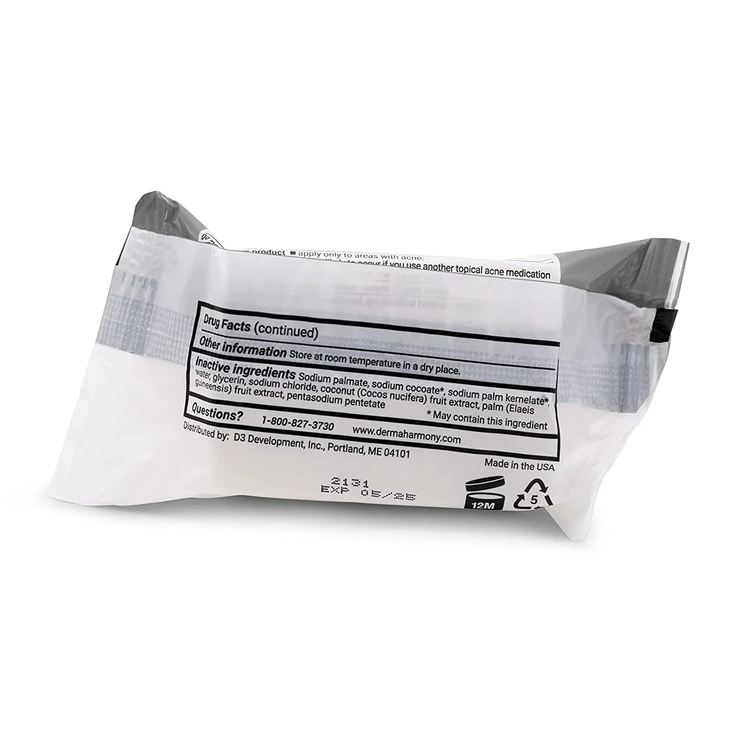 Dermaharmony 10% Sulfur Acne Bar Soap (4 Oz) - 2 Bars - USA in UK