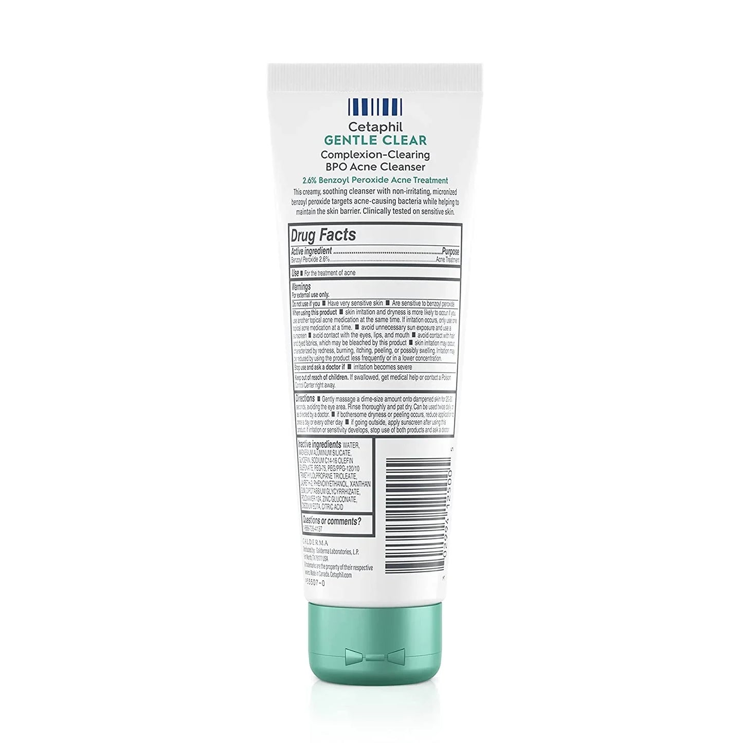 Cetaphil, Gentle Clear, Complexion-Clearing BPO Acne Cleanser, 4.2 fl oz (124 ml) - USA in UK