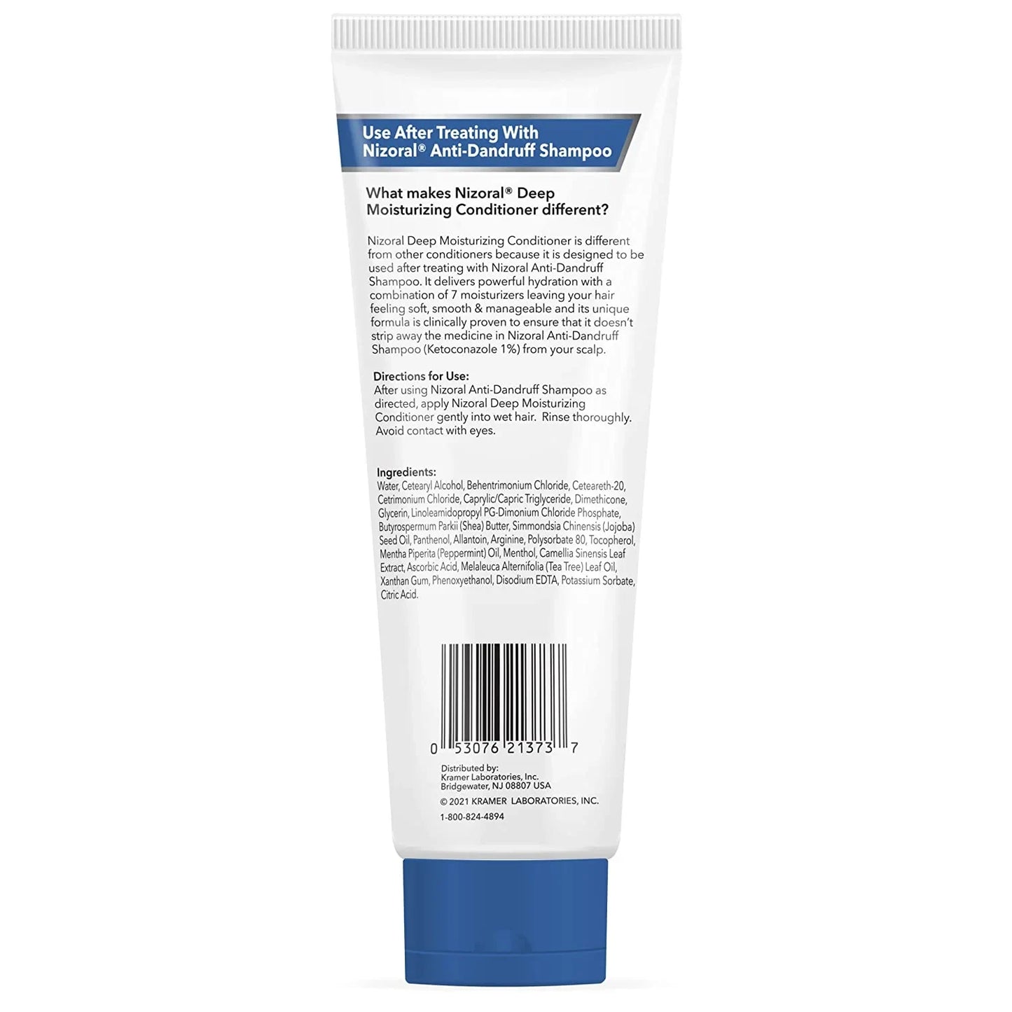 Nizoral Deep Moisturizing Conditioner with Mint & Tea Tree Oil for All Hair Types - Free of Sulfates, 9.4 oz - USA in UK