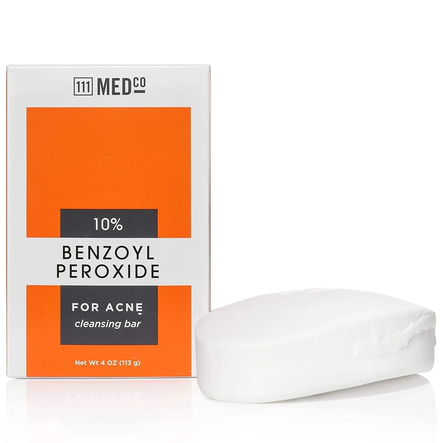111MedCo 10% Benzoyl Peroxide Acne Soap Bar - USA in UK