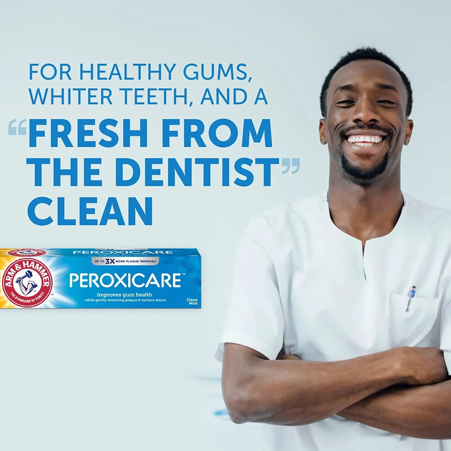 Arm & Hammer Peroxicare Tartar Control Fluoride Toothpaste with Baking Soda & Peroxide-6 Oz, 2 Pk - USA in UK