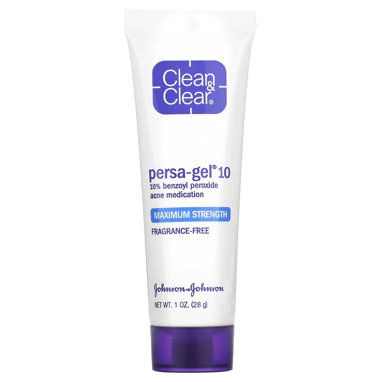 Clean & Clear Persa-gel Acne Gel Benzoyl Peroxide 10 % Max Strength 1 oz Tube - USA in UK