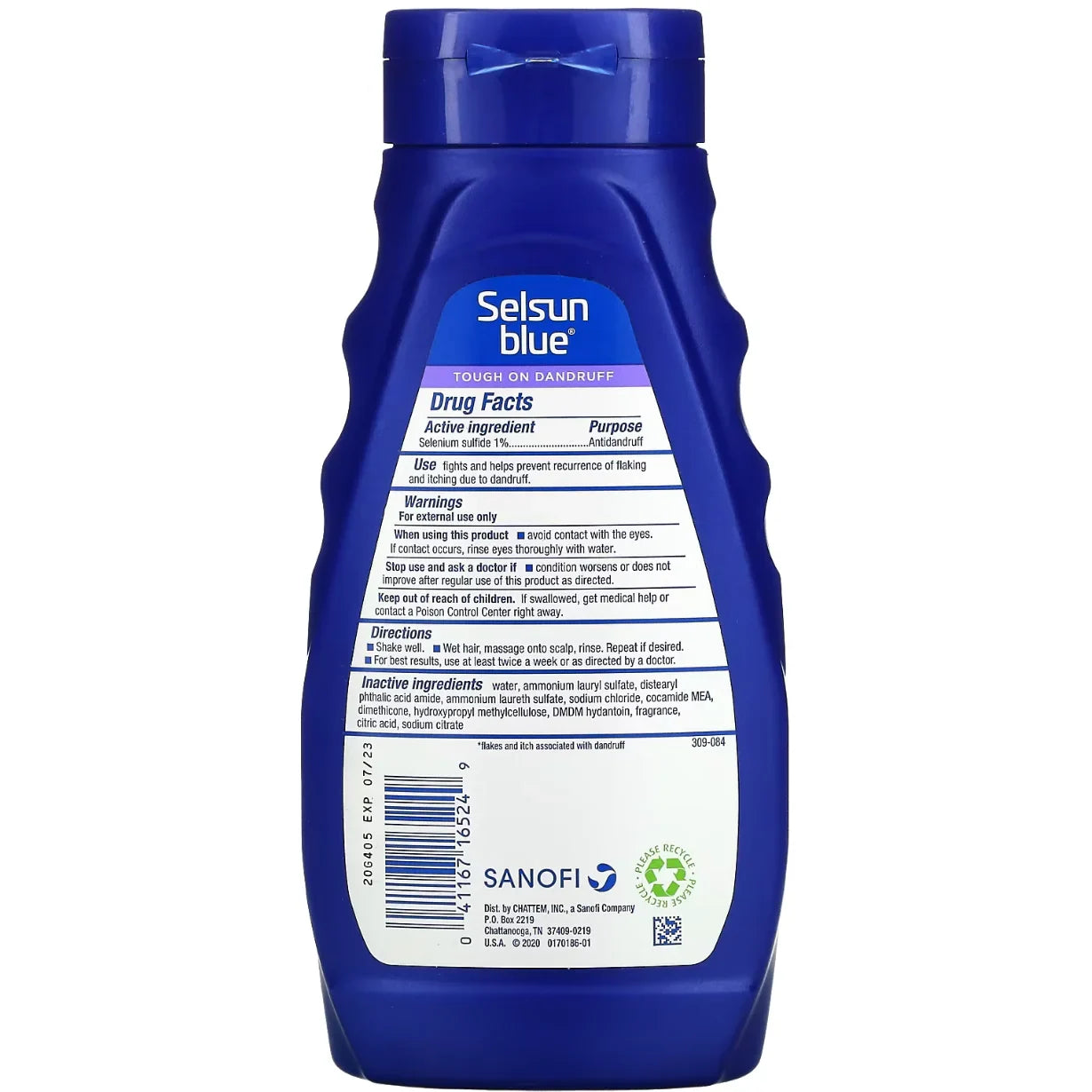 Selsun Blue, Antidandruff Shampoo & Conditioner, 11 fl oz (325 ml) - USA in UK