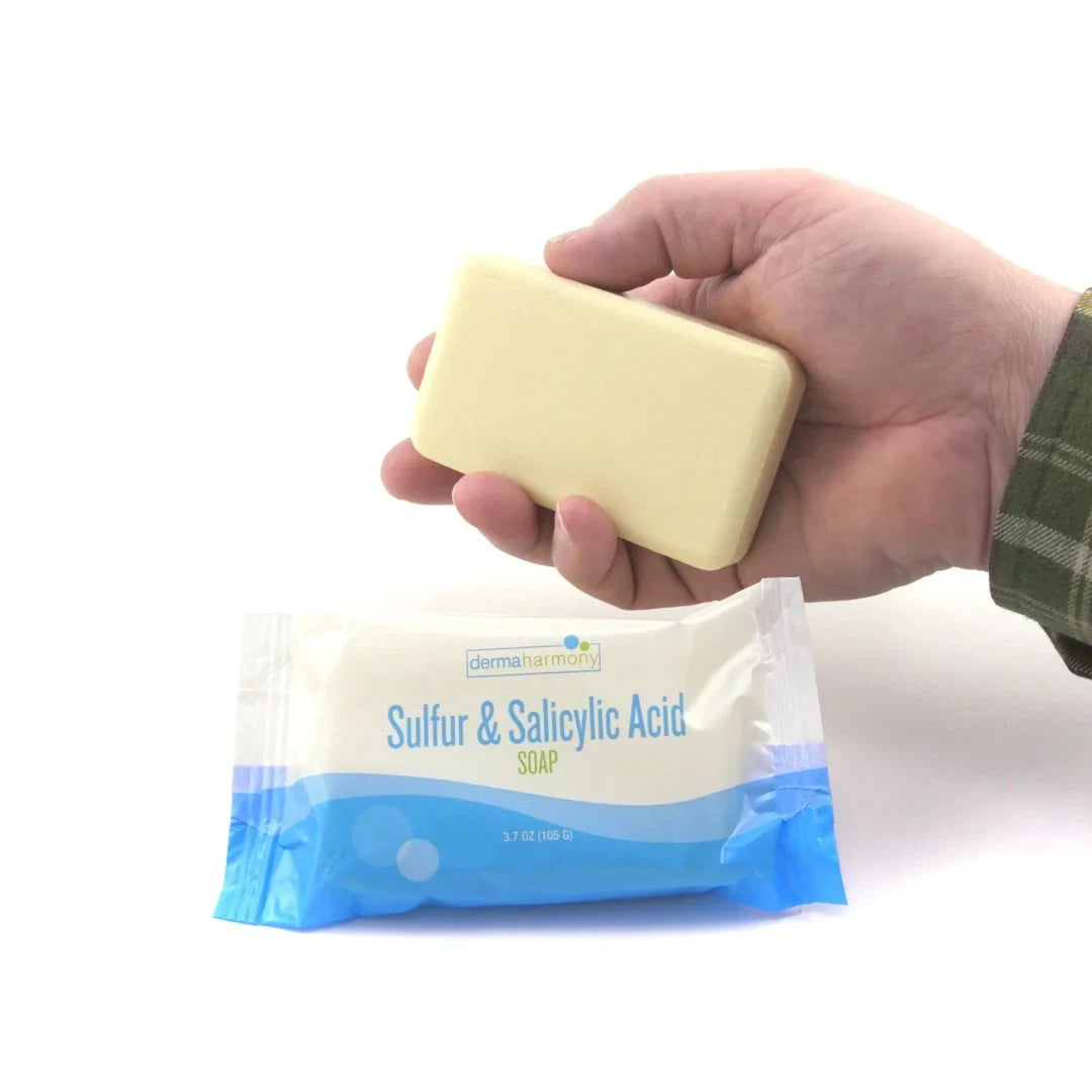 Dermaharmony Sulfur and Salicylic Acid Bar Soap - 3.7 Oz (1 Bar) - USA in UK