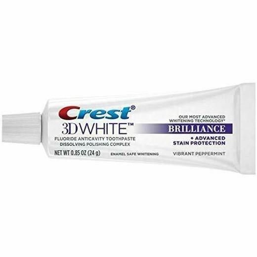 Crest 3D White Brilliance Teeth Whitening Toothpaste Travel Size 0.85 oz - USA in UK