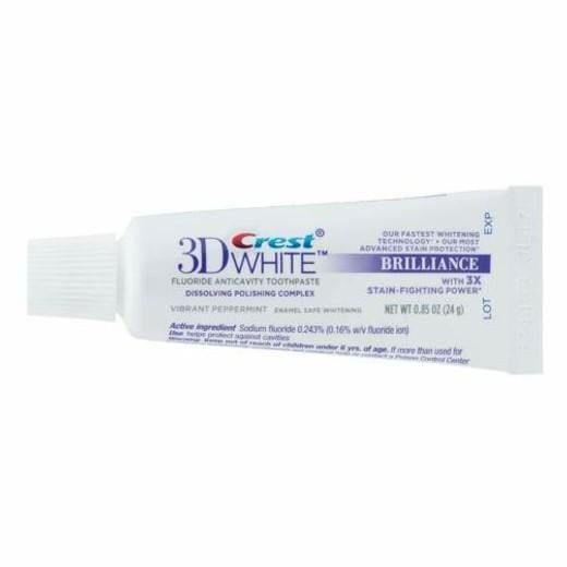 Crest 3D White Brilliance Teeth Whitening Toothpaste Travel Size 0.85 oz - USA in UK