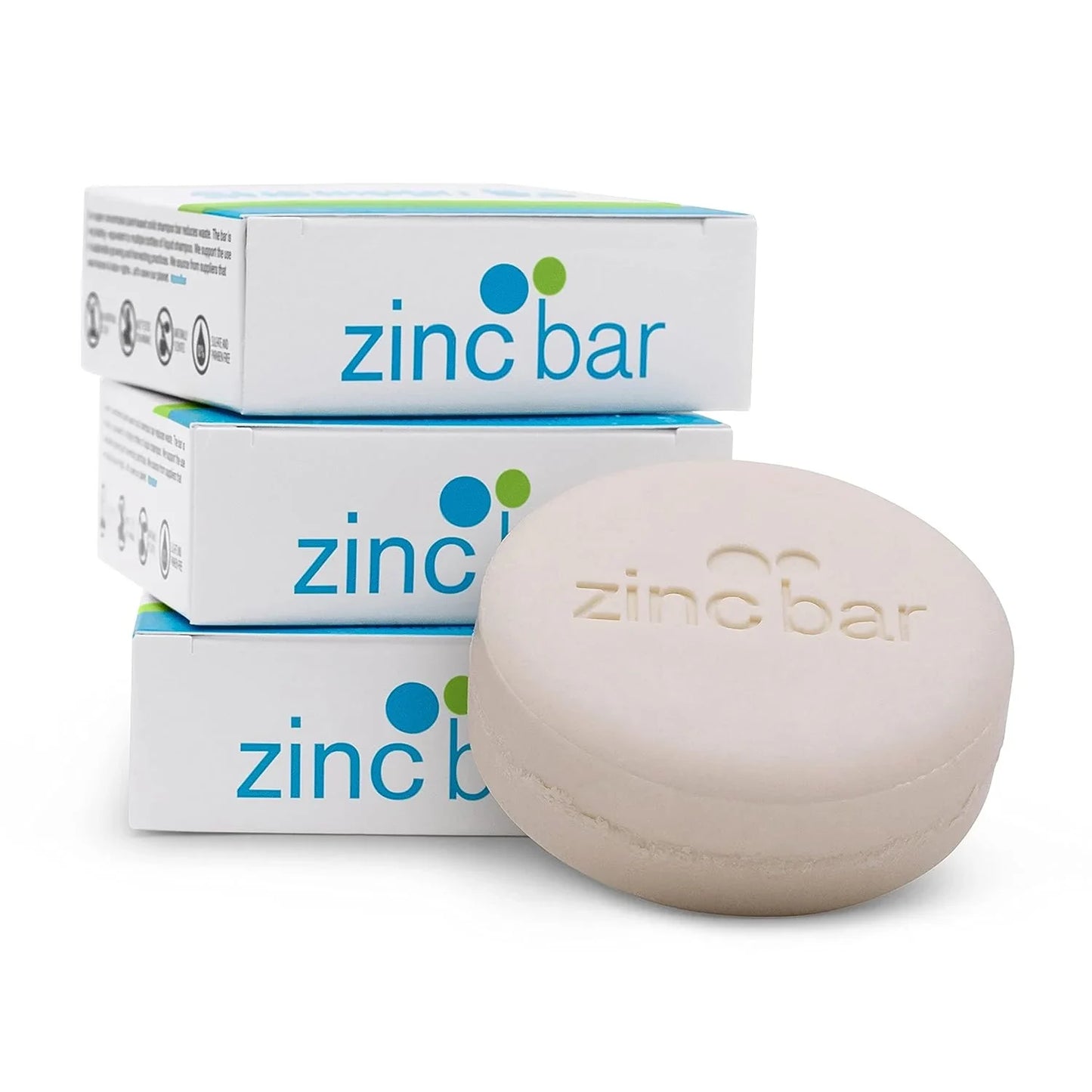 Dermaharmony 2% Pyrithione Zinc Shampoo Bar for Dandruff and Seborrheic Dermatitis - Peppermint (4 Oz) - USA in UK