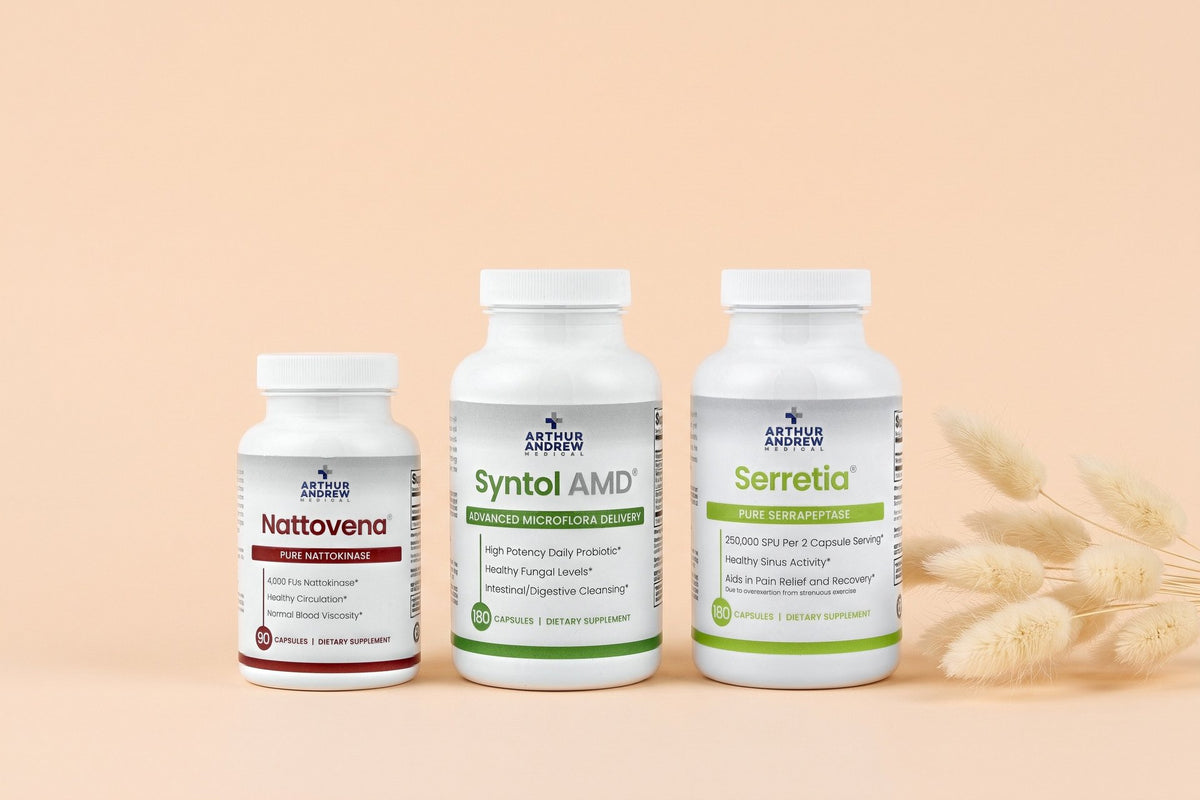 Arthur Andrew Medical products in a studio photo