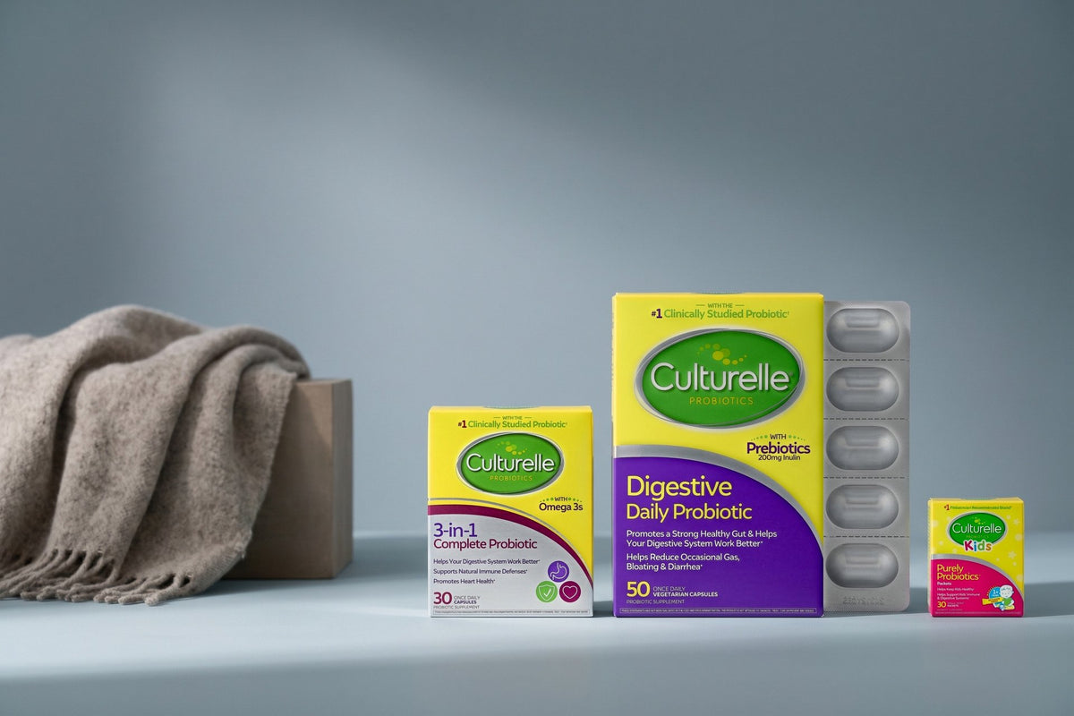 Culturelle products in a studio photo