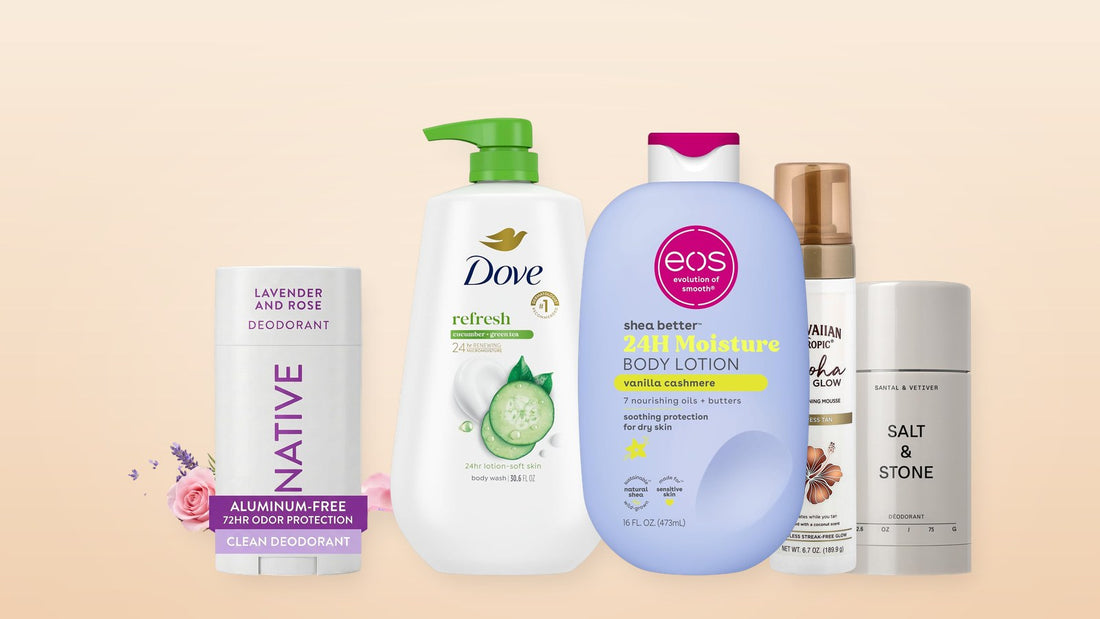 American body care favourites: Native, Dove, eos and Hawaiian Tropic