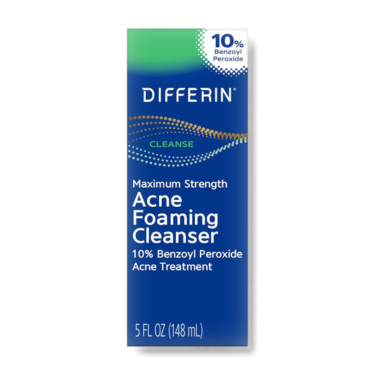 Differin Acne Foaming Cleanser 10% Benzoyl Peroxide 148 ml