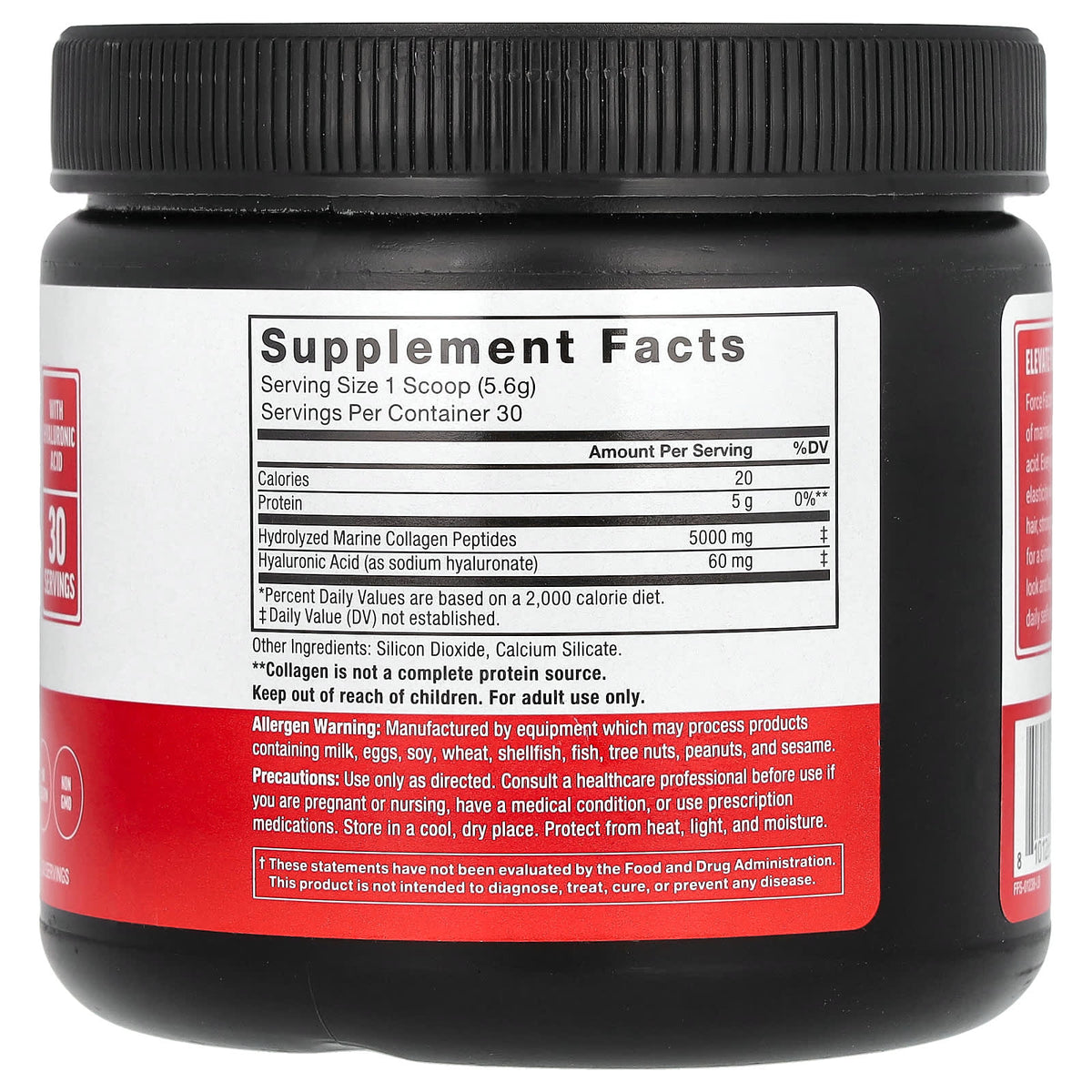 Force Factor Marine Collagen Powder, Unflavoured, 168 g - view 2