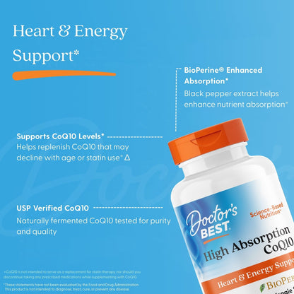 Doctor's Best High Absorption CoQ10, 60 Veggie Softgels - view 5