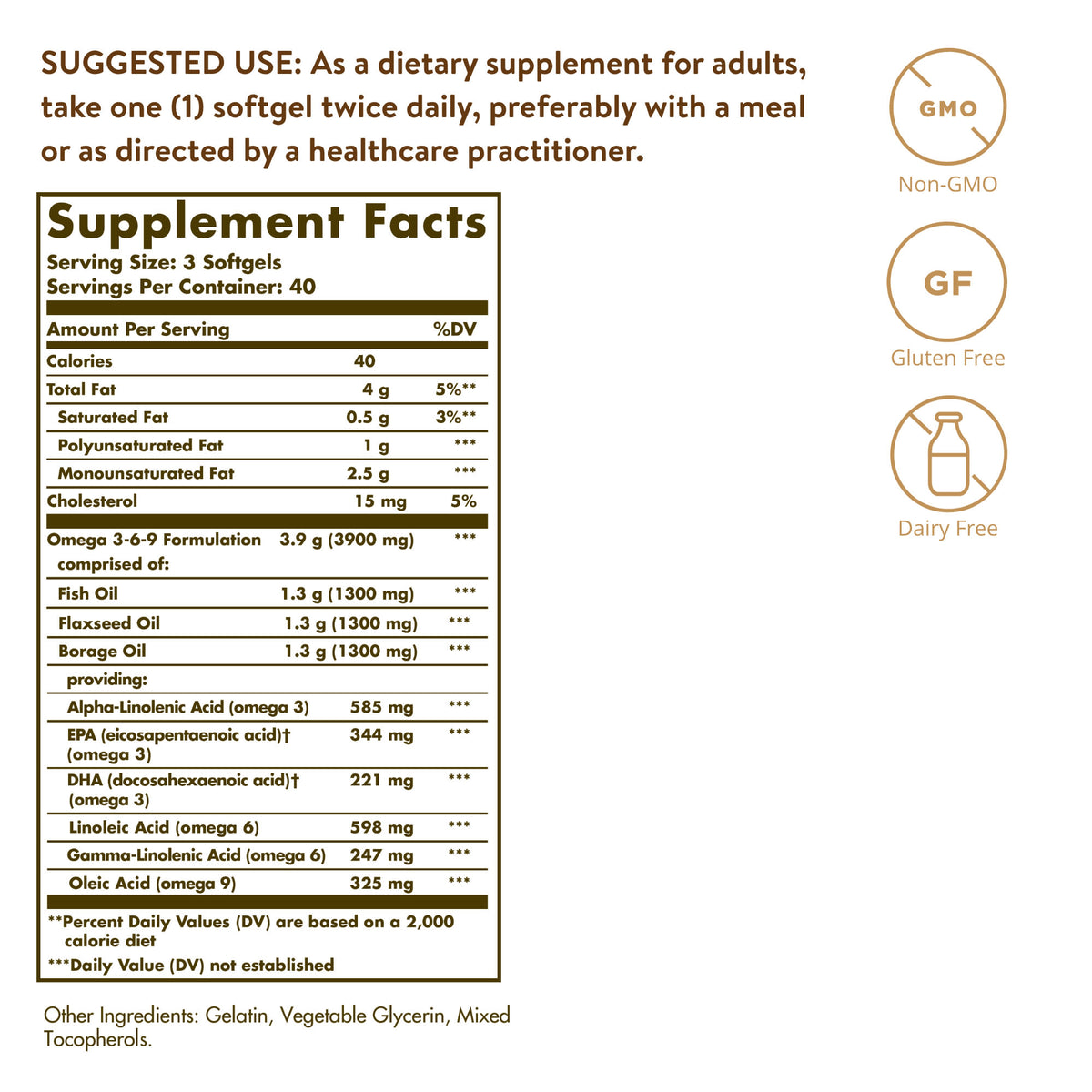 Solgar Omega 3-6-9, 120 Softgels - view 3