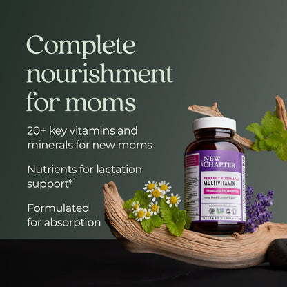 New Chapter Perfect Postnatal Multivitamin, 192 Vegetarian Tablets - view 6