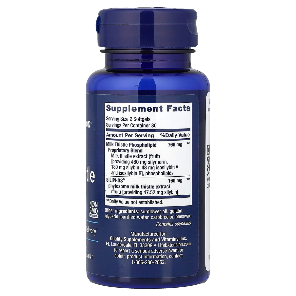 Life Extension Advanced Milk Thistle, 60 Softgels - view 2