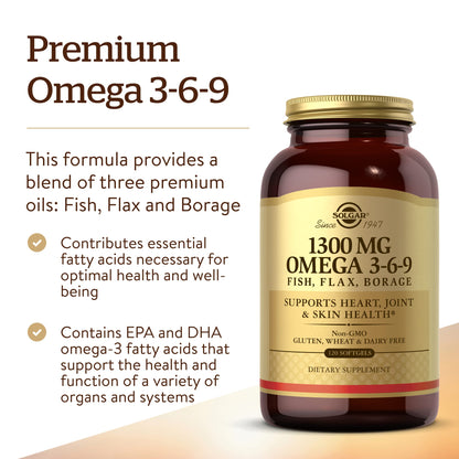 Solgar Omega 3-6-9, 120 Softgels - view 5
