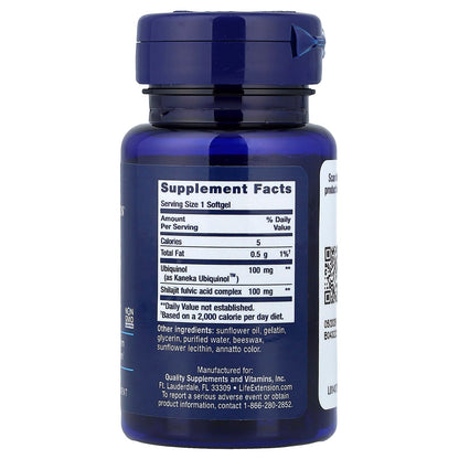Life Extension Super Ubiquinol CoQ10 Mitochondrial Support, 30 Softgels - view 2