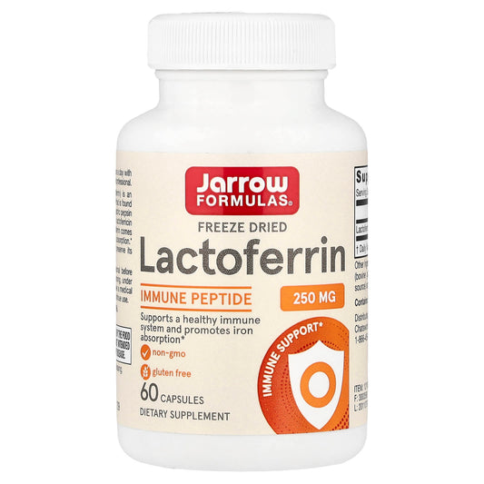 Jarrow Formulas Lactoferrin Freeze Dried 250 mg, 60 Capsules