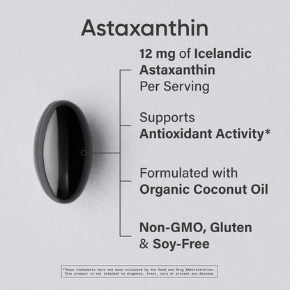 Sports Research Astaxanthin Triple Strength, 12 mg, 60 Softgels - view 3