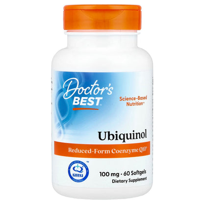 Doctor's Best Ubiquinol 100 mg, 60 Softgels
