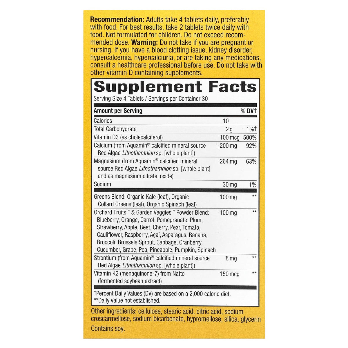 Nature's Way Alive! Calcium Max Absorption, 120 Tablets - view 2