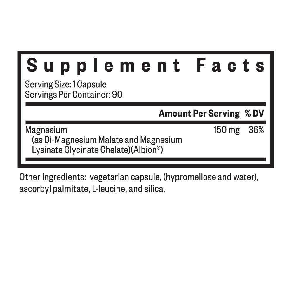Seeking Health Optimal Magnesium, 150 mg, 90 Vegetarian Capsules - view 4