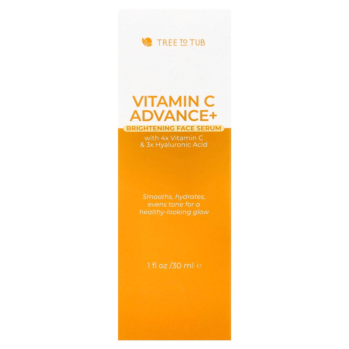 Tree To Tub Vitamin C Advanced+ Brightening Face Serum, 30 ml (1 fl oz) — alternate product view