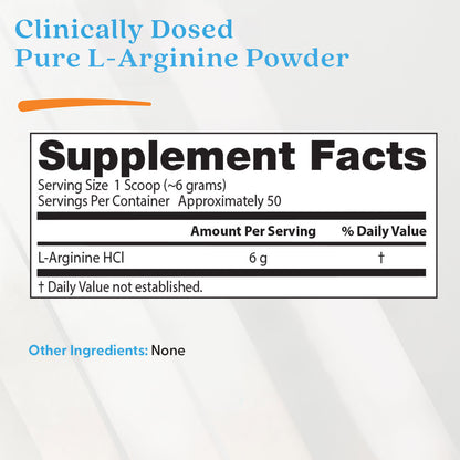 Doctor's Best Pure L-Arginine Powder, 300 g (10.6 oz) - view 3