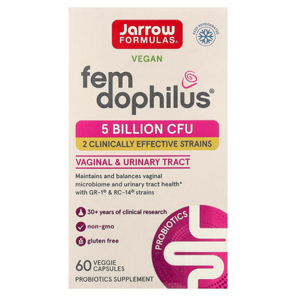 Jarrow Formulas Fem Dophilus 60 Veggie Capsules