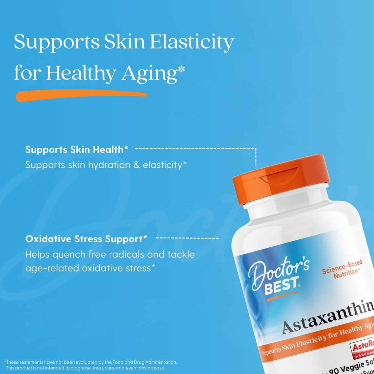 Doctor's Best Astaxanthin, 6 mg, 90 Veggie Softgels - view 5