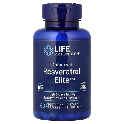 Life Extension Optimized Resveratrol Elite, 60 Vegetarian Capsules