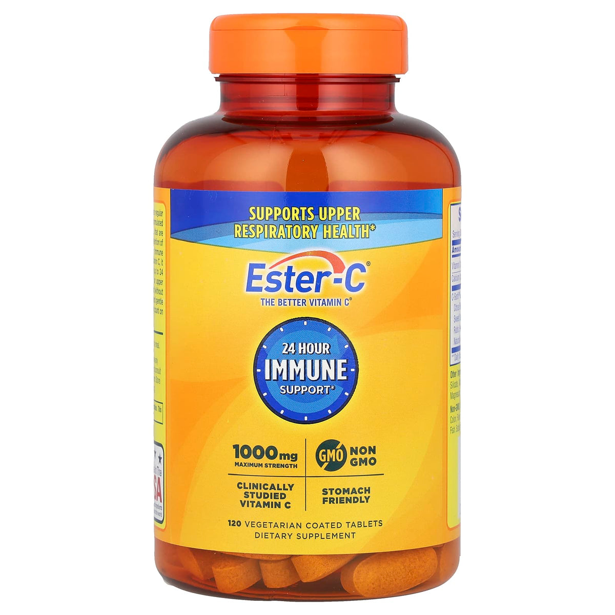Nature's Bounty Ester-C Maximum Strength 1,000 mg, 120 Coated Tablets - view 3