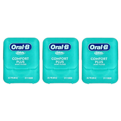 Oral-B Glide Comfort Plus Floss, Mint, Pack of 3, 40 m (43.7 yd) Each - view 3
