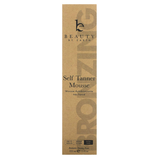 Beauty By Earth Self Tan Mousse, Extra Dark, 222 ml (7.5 fl oz) - view 2