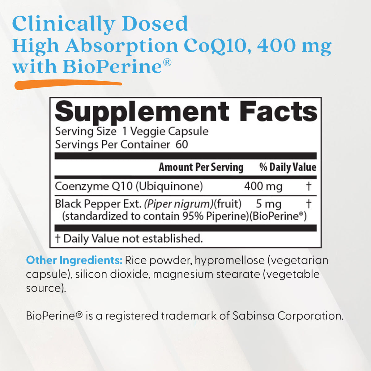 Doctor's Best High Absorption CoQ10 with BioPerine, 60 Veggie Caps - view 4