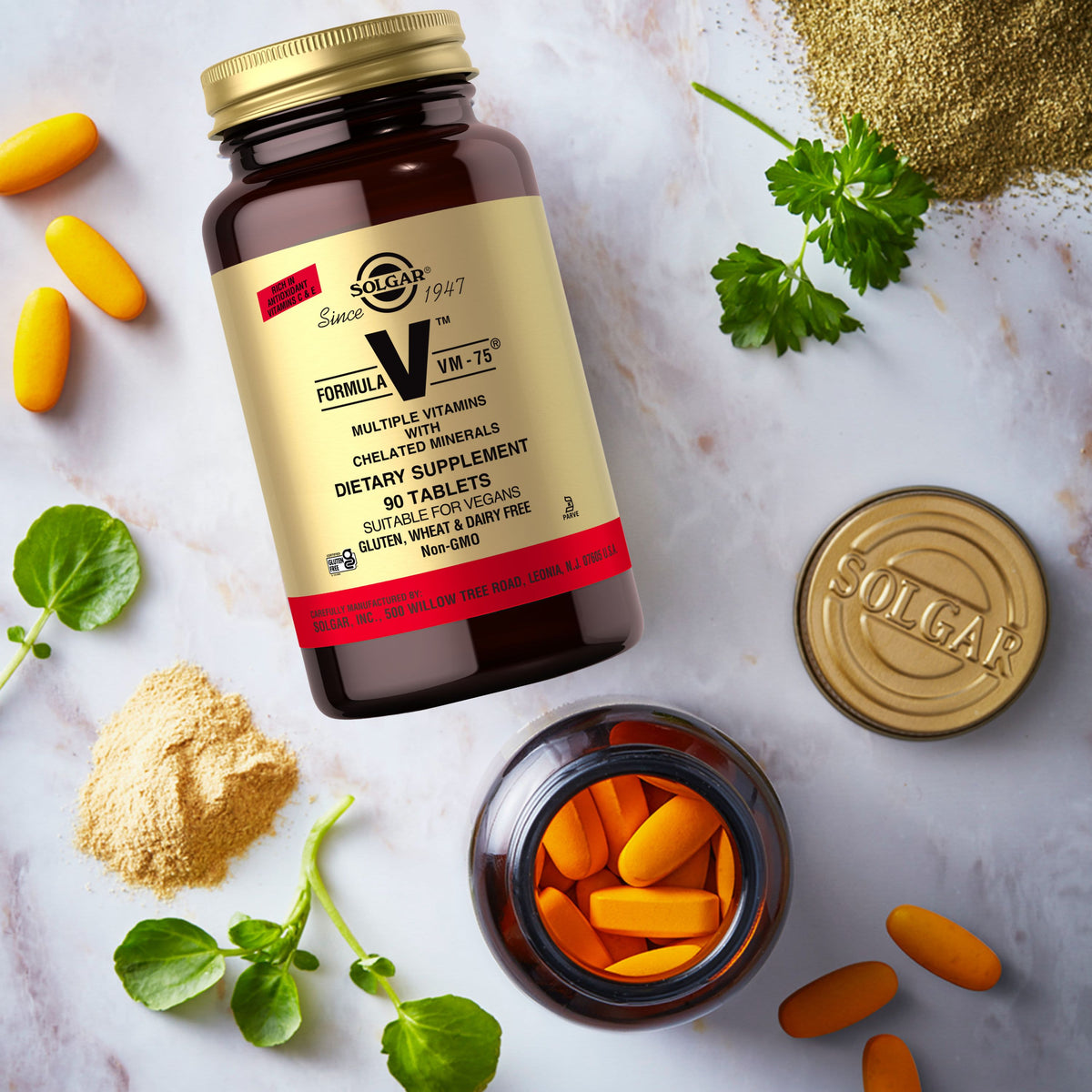 Solgar Formula VM-75 Multiple Vitamins with Chelated Minerals, 90 Tablets - view 4