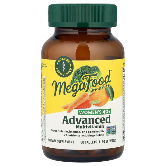 MegaFood Women's 40+ Advanced Multivitamin, 60 Tablets