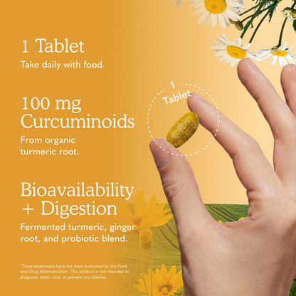 Garden of Life Organics Turmeric, 60 Vegan Tablets - view 4