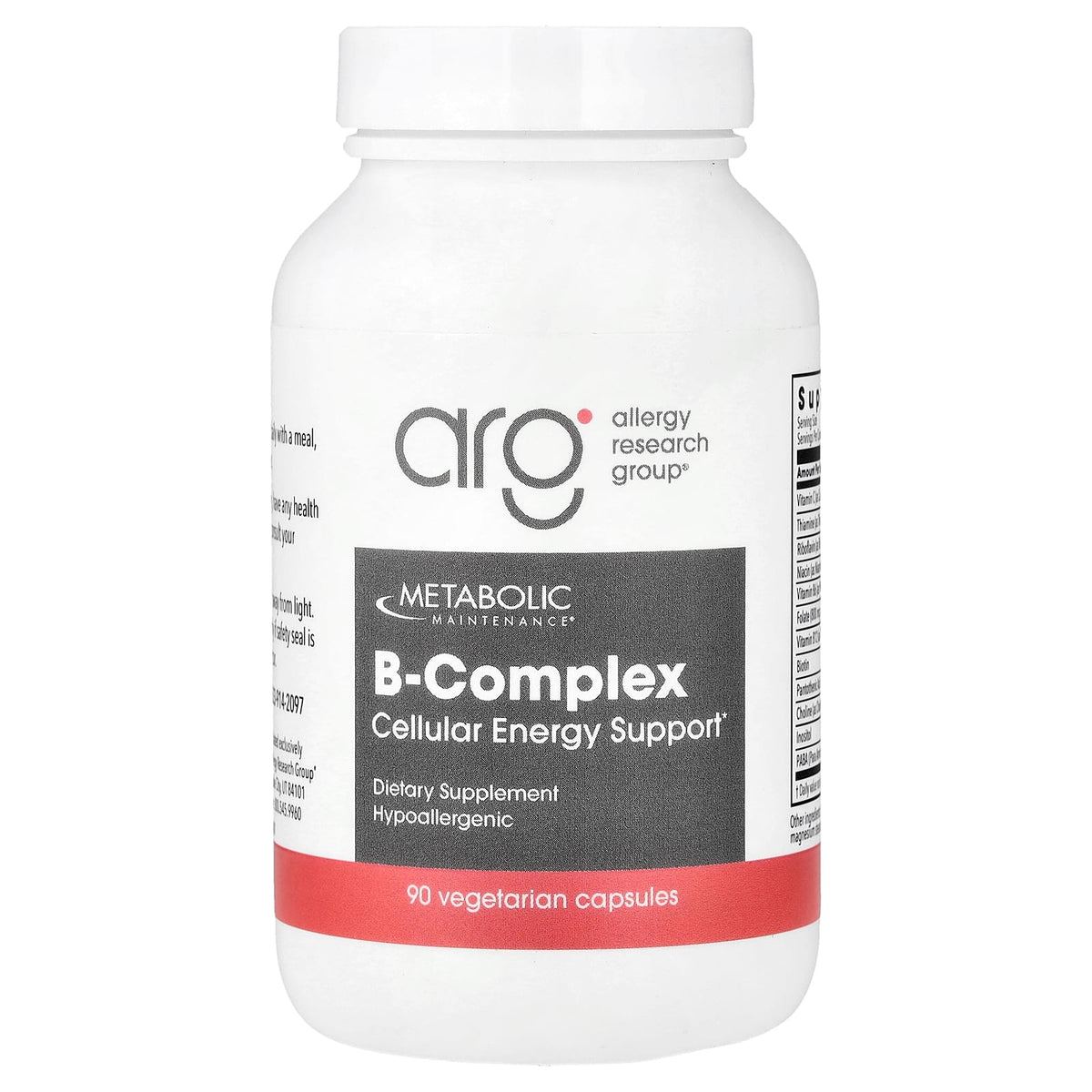 Metabolic Maintenance B-Complex, 90 Vegetarian Capsules — product view