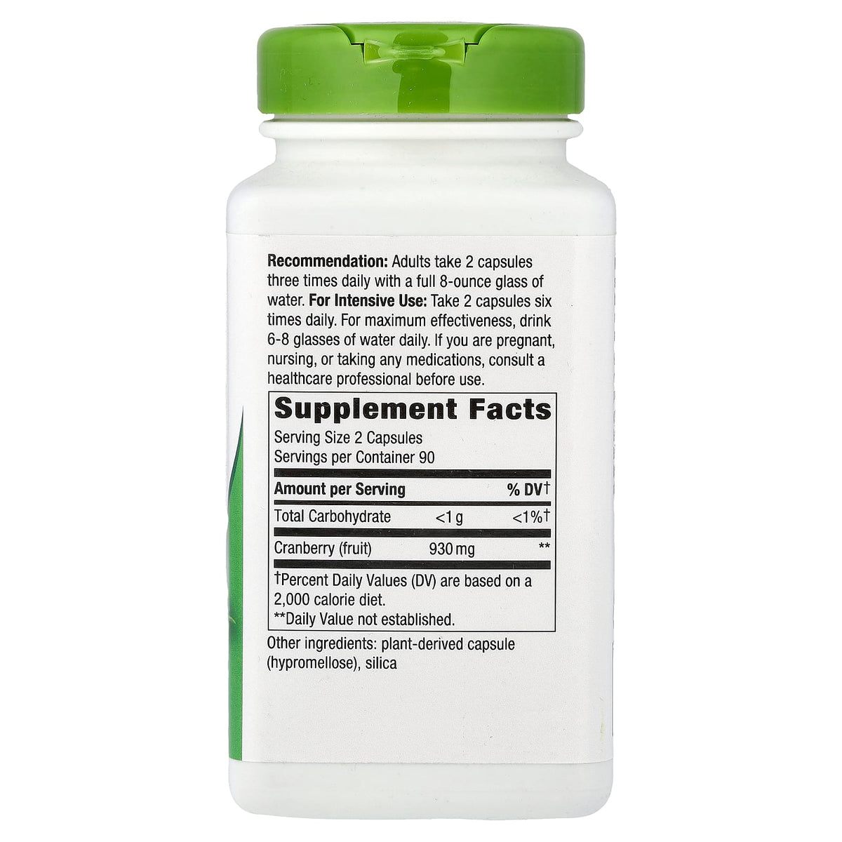 Nature's Way Cranberry Fruit, 180 Vegan Capsules (465 mg per Capsule) - view 2