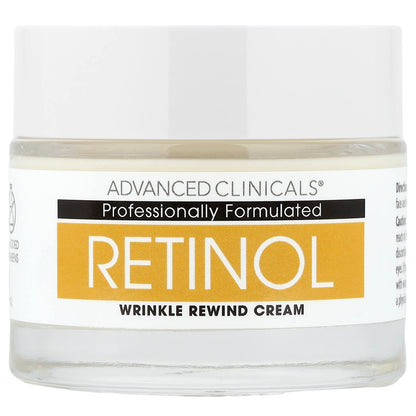 Advanced Clinicals Retinol Wrinkle Rewind Cream 74 ml (2.5 fl oz)